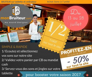 -50% sur les Sons actuellement